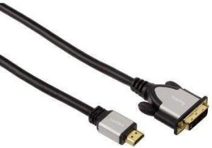 Kabel Hama HDMI - DVI-D 1.8m srebrny (545330000) 1