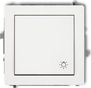 Karlik Deco Przycisk /światło/ biały (DWP-5) 1