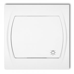 Karlik Logo przycisk światło biały (LWP-5) 1