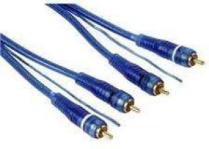 Kabel Hama RCA (Cinch) x2 - RCA (Cinch) x2 5m niebieski (62417) 1