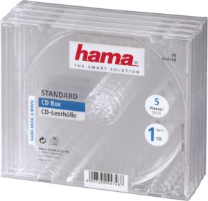 Hama Pudełka na płyty CD-BOX 5 szt. ( 447480000 ) 1