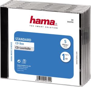 Hama Pudełka na płyty CD Standard 5szt (447440000) 1