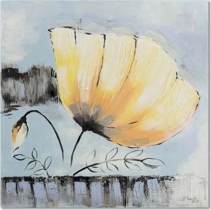 Feeby Obraz na płótnie - Canvas, Żółty kwiat 2 20x20 1
