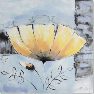 Feeby Obraz na płótnie - Canvas, Żółty kwiat 20x20 1
