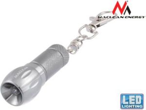 Latarka Maclean 1LED brelok aluminiowy MCE14 1