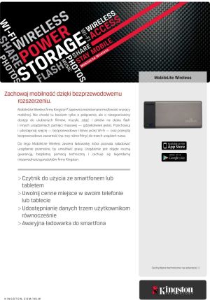 Czytnik Kingston MobileLiteWireless (MLW221) 3