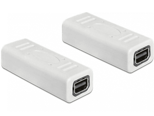 Adapter AV Delock DisplayPort Mini - DisplayPort Mini biały (65450) 1