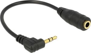 Kabel Delock Jack 2.5mm - Jack 3.5mm 0.15m czarny (65397) 1