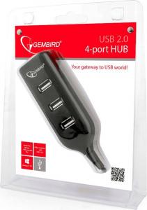 HUB USB Gembird 4x USB-A 2.0 (UHBCT02) 2