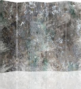 Feeby Parawan pokojowy,pięcioczęściowy, na płótnie Canvas, Betonowa ściana 180x150 1
