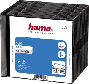 Hama Pudełka na płyty CD Slim 20 szt (114320000) 1