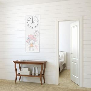 Feeby Obraz z zegarem, nice day 25x65 5