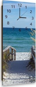 Feeby Obraz z zegarem, droga na plażę 4 25x65 2