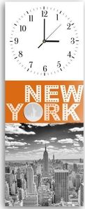 Feeby Obraz z zegarem, New York 2 25x65 1