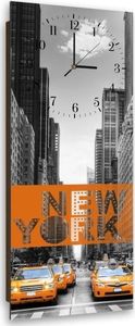 Feeby Obraz z zegarem, New York 25x65 2