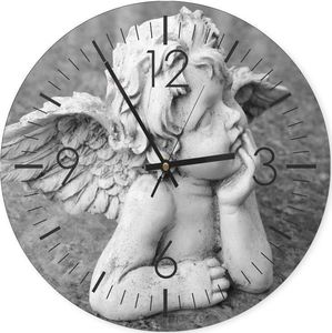 Feeby Obraz z zegarem, aniołek 60x60 1