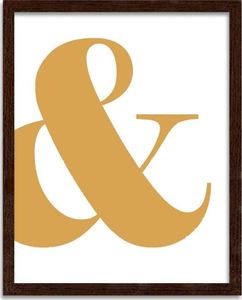 Feeby Plakat w ramie brązowej, Glamour & 70x100 1