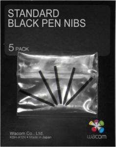 Wacom Końcówka rysika Nibs 5 szt. Czarna 2