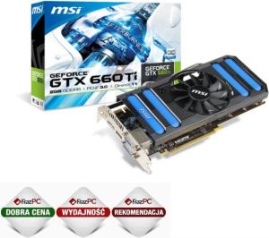 Karta graficzna MSI GeForce GTX 660 TI OC, 2GB DDR5 (192 Bit), HDMI, DVI, DP, N660TI-2GD5/OC_V2 3