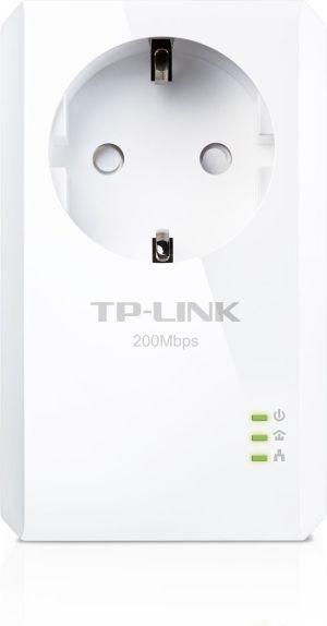 Adapter powerline TP-Link Power Line 200Mbps 1x10/100 z gniazdkiem elektr. (TL-PA2010P) 2