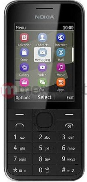 Telefon komórkowy Nokia 208 Single Sim (micro Sim) Black 1