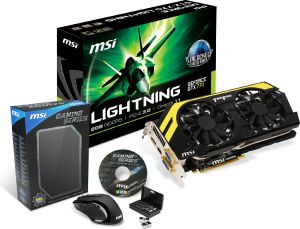 Karta graficzna MSI GeForce GTX 770 Lightning, 2GB DDR5 (256 Bit), HDMI, DP, DVI (N770 LIGHTNING) + MSI Gaming Series W8 Mouse - Zestaw Gracza! 2