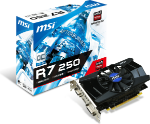 Karta graficzna MSI Radeon R7 250, 2GB DDR3 128 Bit HDMI, DVI - (R7 250 2GD3 OC) 2