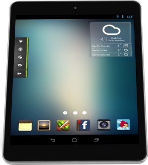 Tablet Kiano 7.85" 8 GB Biało-czarny  (SlimTab 8 + 500 książek gratis) 8