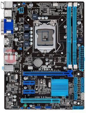 Płyta główna Asus B75M-A Intel B75 (2xPCX/DZW/2xGLAN/SATA3/USB3/DDR3) 3