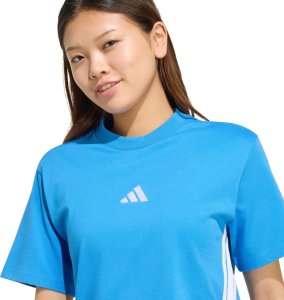Adidas Koszulka damska adidas Essentials 3-Stripes Cotton jasnoniebieska KC5197 XS 4