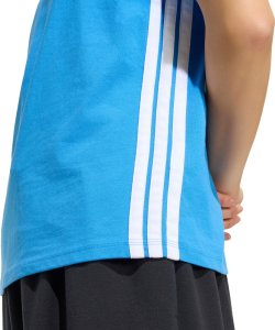 Adidas Koszulka damska adidas Essentials 3-Stripes Cotton jasnoniebieska KC5197 XS 5