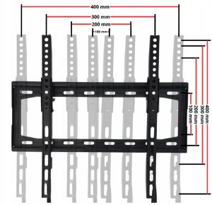Dymo Uchwyt TV 23-60 cali VESA 400x400 Frame Red Eagle 3