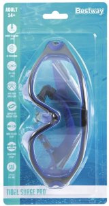 Bestway Okulary Do Pływania Regulowane Czarno-Niebieskie 21194 (32114) 4