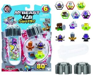 Figurka Usorteret MrBeast Lab Swarms Battle Fusion 6 PCS 2