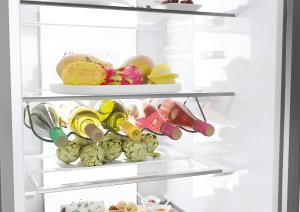 Lodówka Haier 3D 60 Series 7 No Frost 414 L wysokość 205 cm ciemny nierdzewna stal Ledusskapis HTW7620DNMP 12