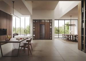 Lodówka Haier 3D 60 Series 7 No Frost 414 L wysokość 205 cm ciemny nierdzewna stal Ledusskapis HTW7620DNMP 13