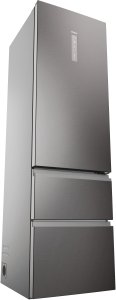 Lodówka Haier 3D 60 Series 7 No Frost 414 L wysokość 205 cm ciemny nierdzewna stal Ledusskapis HTW7620DNMP 6
