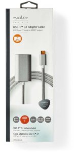 Adapter USB Nedis HDMI adapter USB-C CCTB64680AL20 4