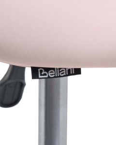 Beliani Taboret obrotowy DUMONT Pastelowy róż 9