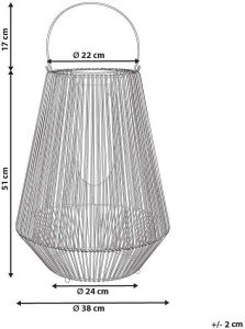 Beliani Lampion LUSWISHI 68 cm 3