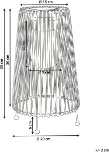 Beliani Lampion SEMLIKI 35 cm 3