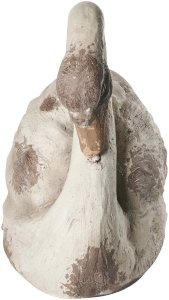 Beliani Rzeźba ogrodowa PACIANO Łabędź Beżowy 4