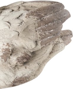 Beliani Rzeźba ogrodowa PACIANO Łabędź Beżowy 7