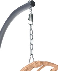 Beliani Fotel wiszący ze stojakiem MONTALCINO Metal 8
