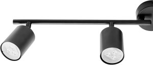 Lampa sufitowa Beliani Lampa spot 4-punktowa NYANDO Metal Czarny 10