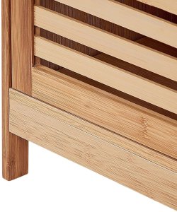 Beliani Szafka pod umywalkę MISSOULA Drewno bambusowe 60 cm Jasnobrązowy 8
