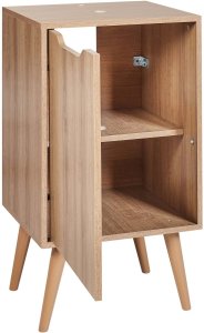 Beliani Szafka pod umywalkę JUNIN 45 cm Jasnobrązowy 5