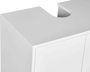 Beliani Szafka pod umywalkę NUBES 80 cm 35 cm 74 cm Biały 7