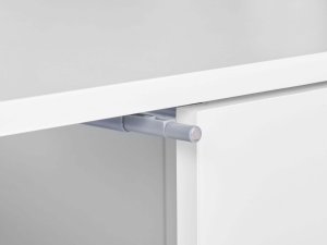Beliani Szafka pod umywalkę NUBES 80 cm 35 cm 74 cm Biały 8