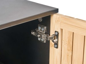 Beliani Szafka pod umywalkę MISCANTI Drewno bambusowe 60 cm Jasnobrązowy 11